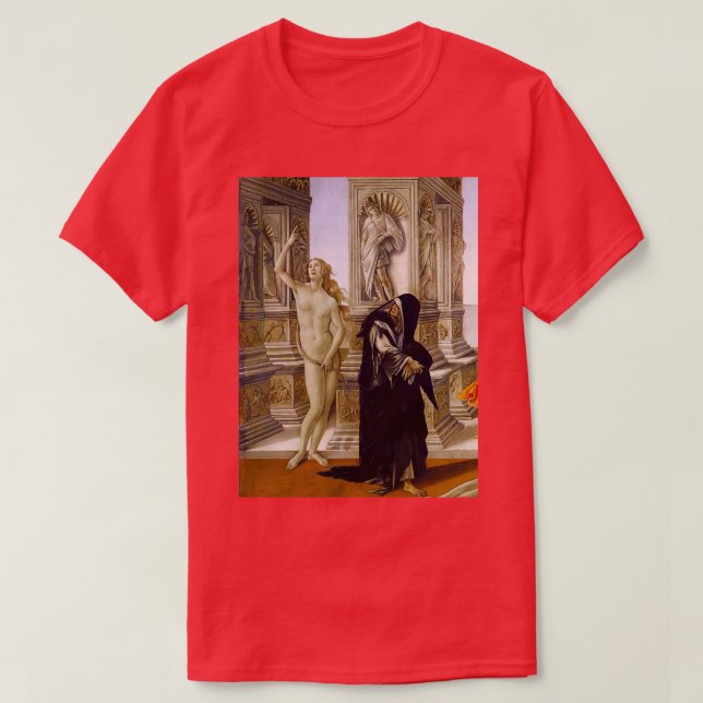 Camiseta Sandro Botticelli Calumny del detalle de Apelles (Diseño del anverso)