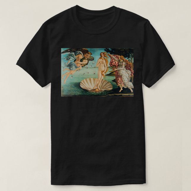Camiseta Sandro Botticelli El nacimiento de Venus La nascit (Diseño del anverso)