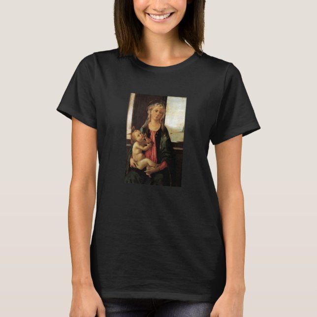 Camiseta Sandro Botticelli Madonna De Clase Vintage (Anverso)