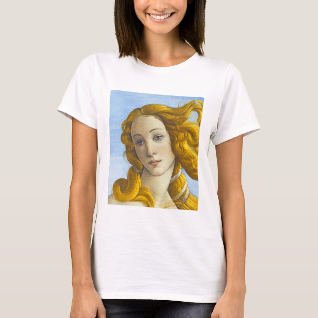 Camiseta Sandro Botticelli - Nacimiento de los detalles de  (Anverso)
