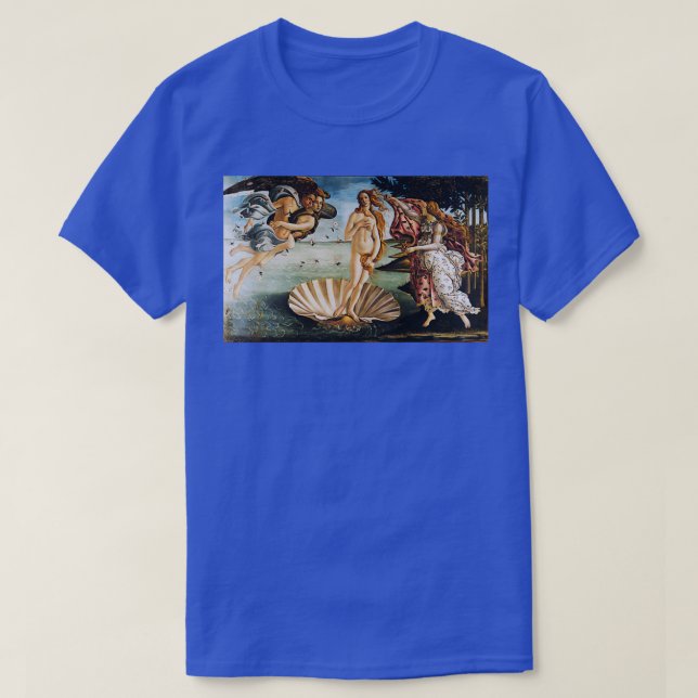 Camiseta Sandro Botticelli Nacimiento de Venus 3 (Diseño del anverso)