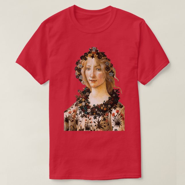 Camiseta Sandro Botticelli Primavera 1 (Diseño del anverso)