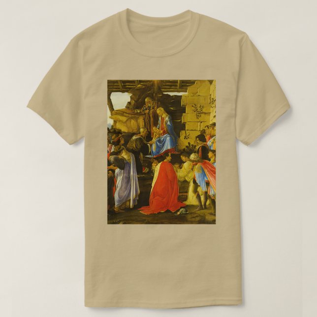 Camiseta Sandro BotticelliLa Adoración del Magi Za (Diseño del anverso)