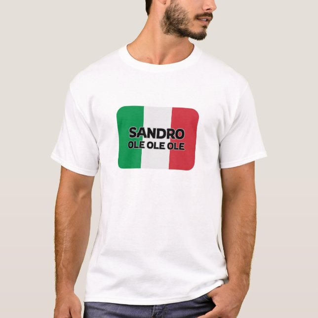 Camiseta Sandro Ole Italia Logo Newcastle (Anverso)