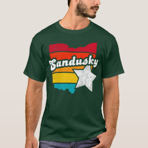 Camiseta Sandusky Ohio Vintage Molestias 2