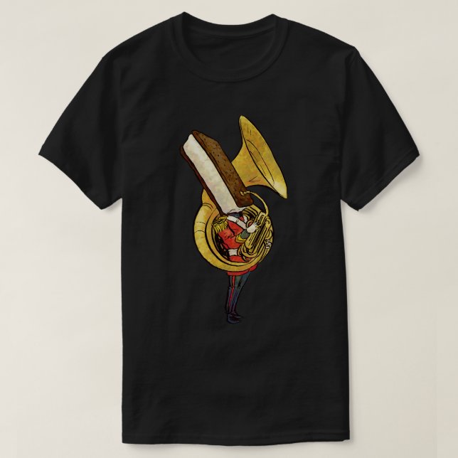 Camiseta Sandwich de crema de Tuba (Diseño del anverso)