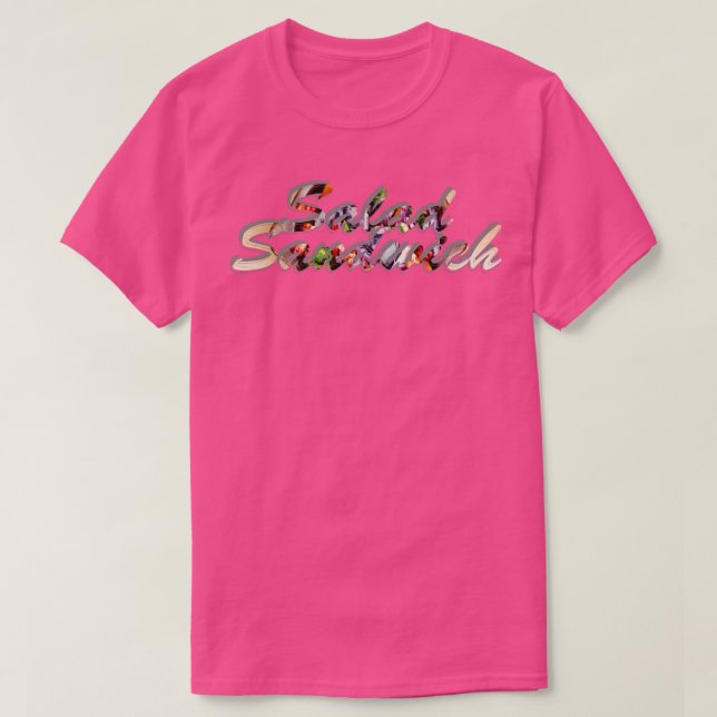 Camiseta Sándwich de ensalada (Diseño del anverso)