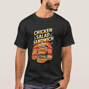 Camiseta Sándwich de ensalada de pollo vintage de los 90