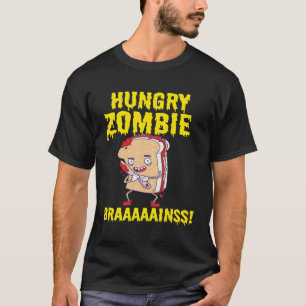 Camiseta Sandwich de Halloween Sandwich Zombie Sándwich Spo