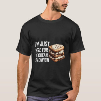 Camiseta Sandwich De Helado Hombres Mujeres Niños Cookie Ic