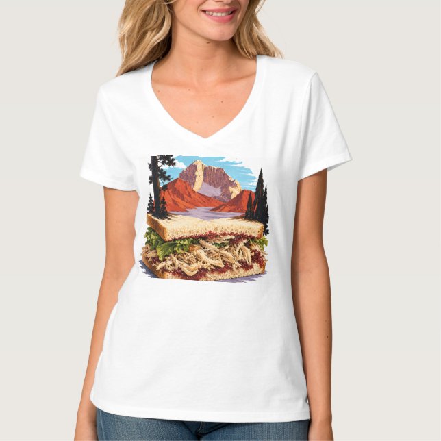 Camiseta Sándwich de la Sierra Oriental (Anverso)