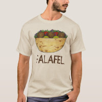 Sandwich de pita relleno de falafel comida mediter