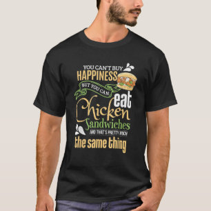 Camiseta Sandwich de pollo Lover Shirt Funny Chicken Burger