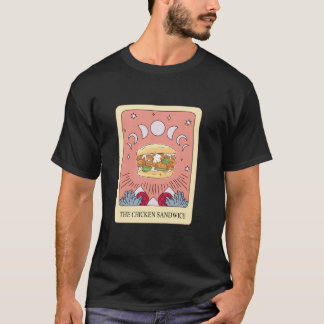 Camiseta Sándwich de pollo Tarot Card Shirny Chicken Bu
