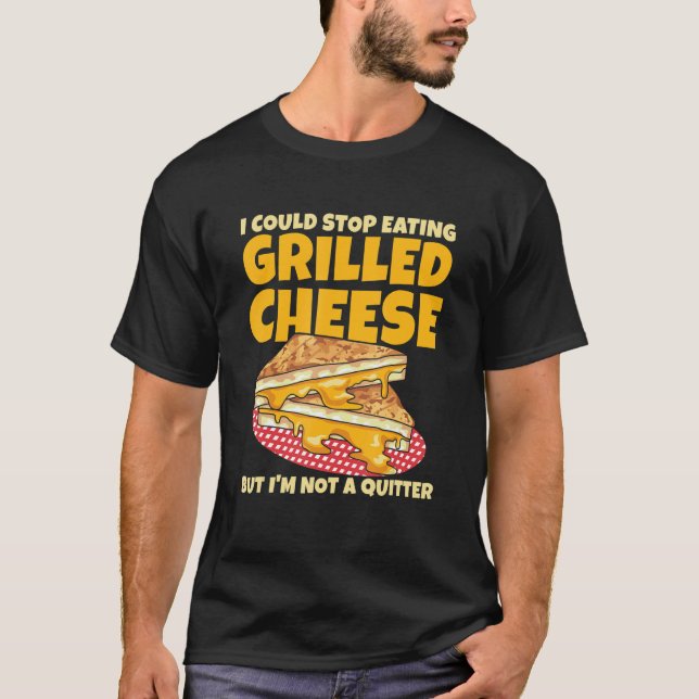 Camiseta Sándwich de queso a la parrilla para un queso a la (Anverso)
