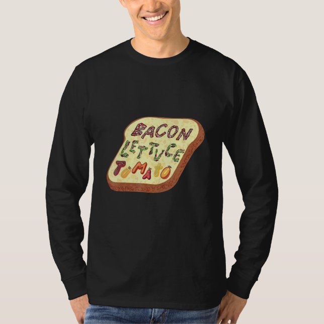 Camiseta Sandwich de tomate negro con lechón (Anverso)