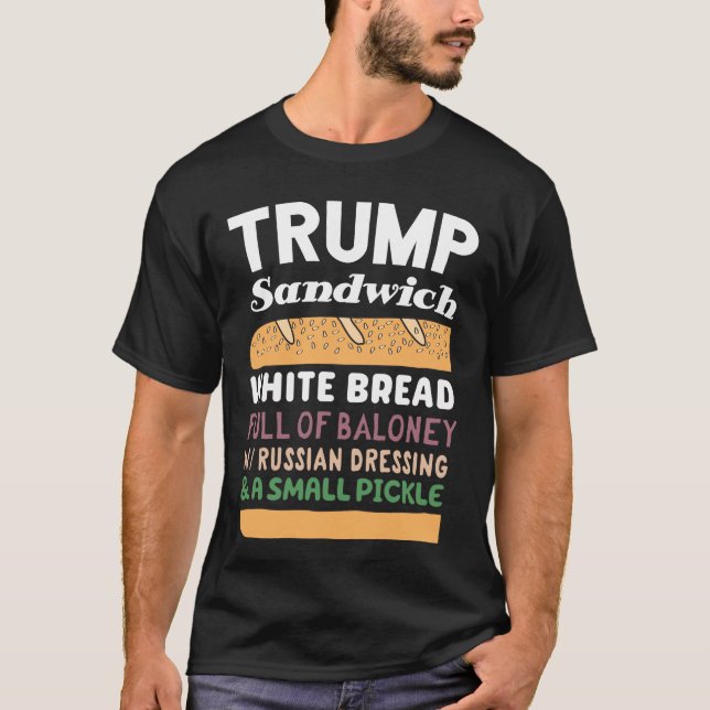 Camiseta Sandwich de Trump (Anverso)
