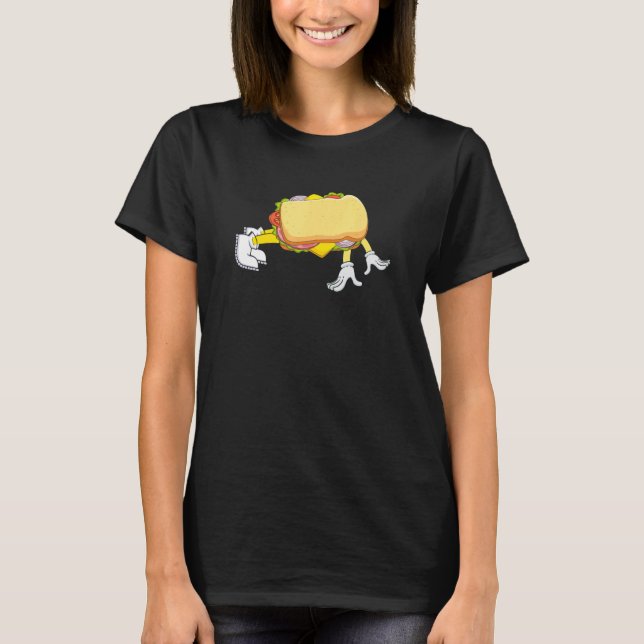 Camiseta Sándwich Empuja El Trabajo De Fitness En La Constr (Anverso)