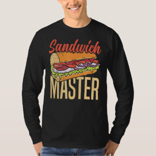 Camiseta Sandwich Master Deli Sub Lover Funny Sandwich