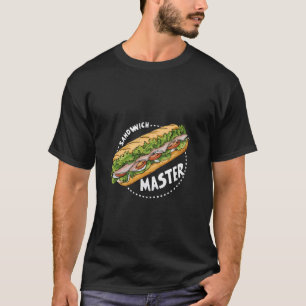 Camiseta Sandwich Master Deli Sub Lover Sandwich Day Food P