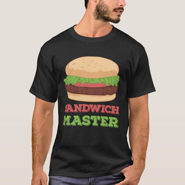 Camiseta Sandwich Master Sandwich Burger Pullover Hoodie (Anverso)