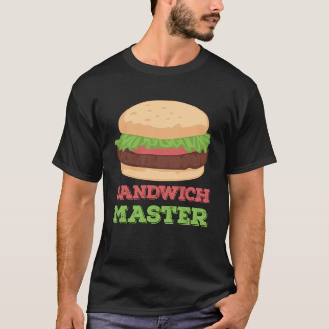 Camiseta Sandwich Master Sandwich Burger Pullover Hoodie (Anverso)