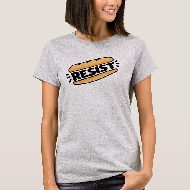 Camiseta Sándwich resiste el fascismo (Anverso)
