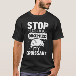 Camiseta Sandwiches croissant Chocolate Desayuno Pan