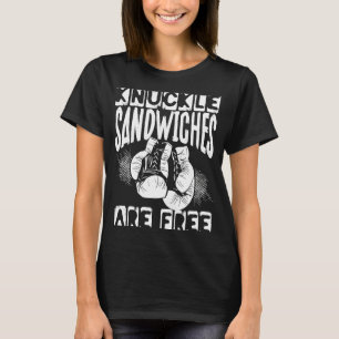 Camiseta Sandwiches De Knuckle Son Boxeo Gratuito
