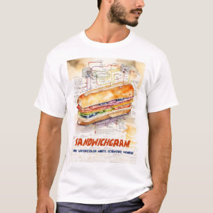 Camiseta Sandwichgram - Diagrama del Sándwich Perfecto