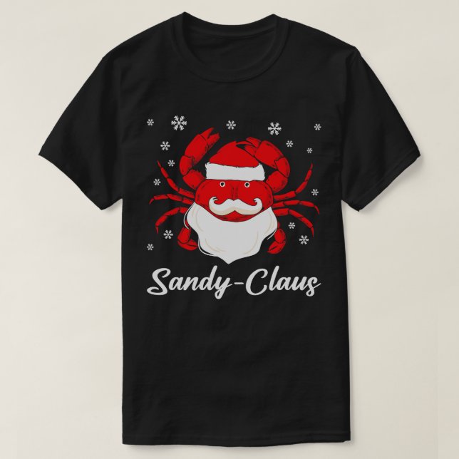 Camiseta sandy claus (Diseño del anverso)