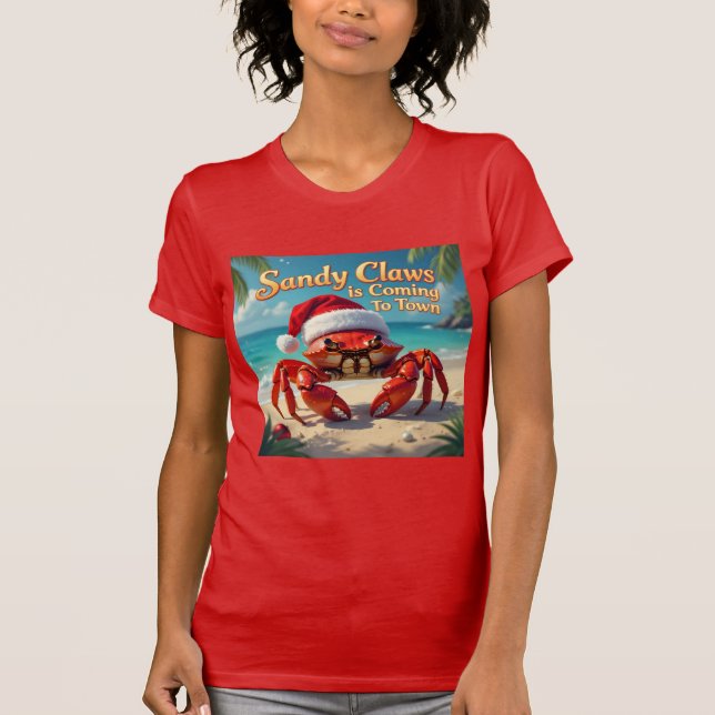 Camiseta Sandy claws came to town (Anverso)