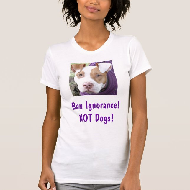 Camiseta ¡Sandy dice, ignorancia de la prohibición! ¡NO (Anverso)