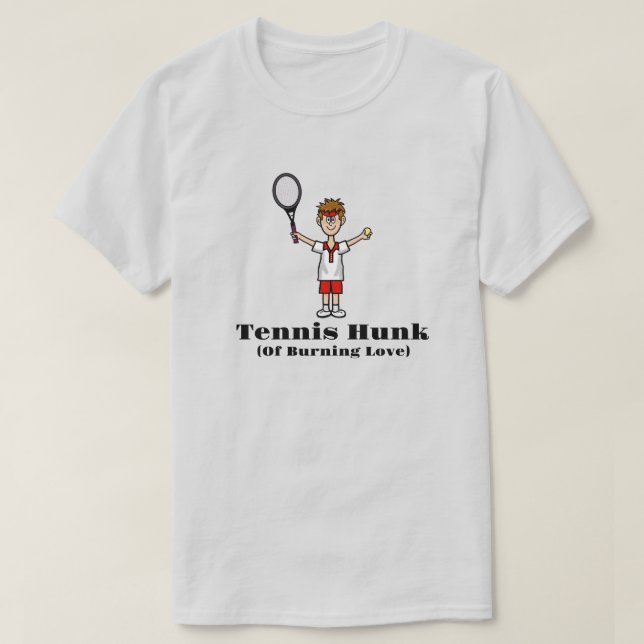 Camiseta Sandy Hair Masculino Tennis Hunk T-Shirt (Diseño del anverso)