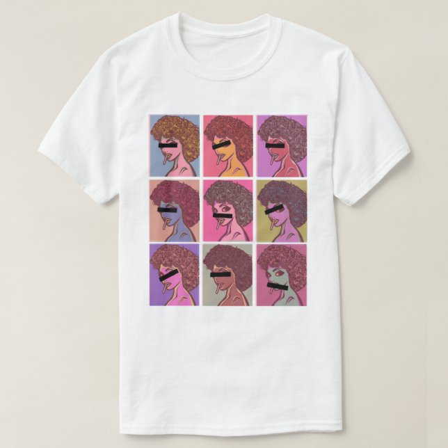 Camiseta Sandy is a smoker. (Diseño del anverso)