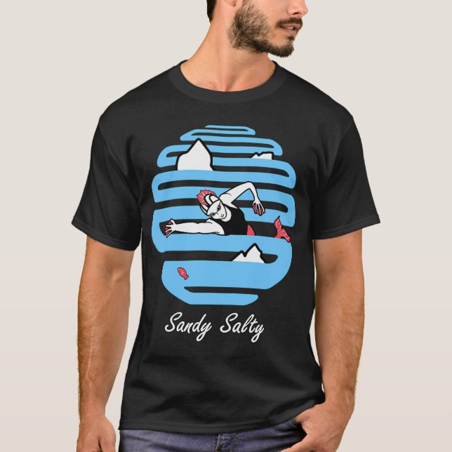 Camiseta Sandy Salty - Sirena (Anverso)