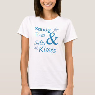 Camiseta Sandy Toes and Salty Kisses Beach Life Cita