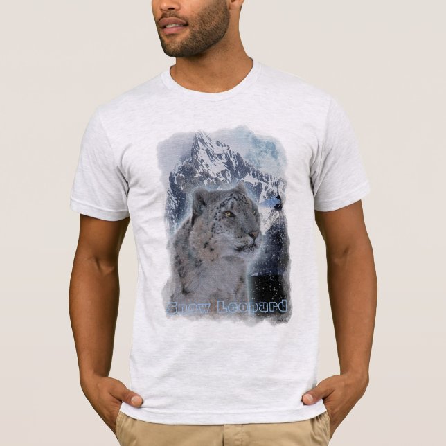 Camiseta SANEAMIENTO LEOPARD Especies amenazadas de gato gr (Anverso)
