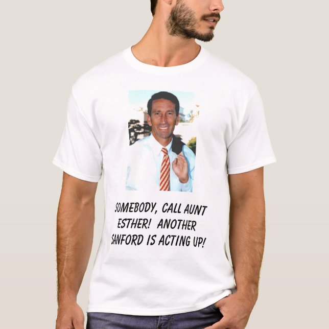 Camiseta ¡sanford, alguien, tía Esther de la llamada!  Otro (Anverso)