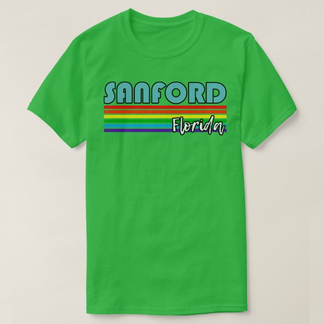 Camiseta Sanford Florida Orgullo Sanford LGTB Regalo LGBTQ (Diseño del anverso)