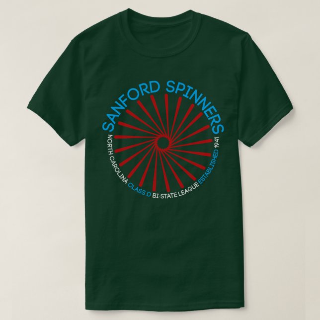Camiseta Sanford Spinners (Diseño del anverso)
