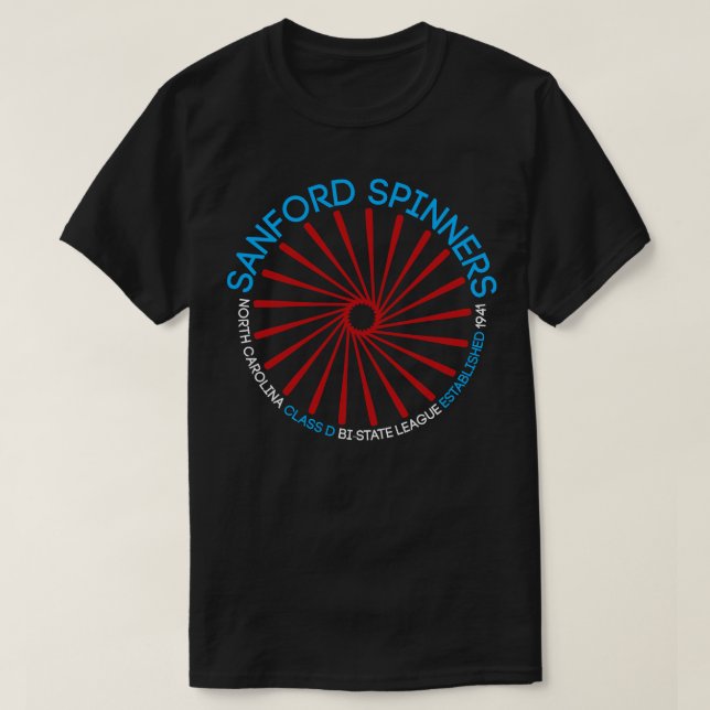Camiseta Sanford Spinners (Diseño del anverso)