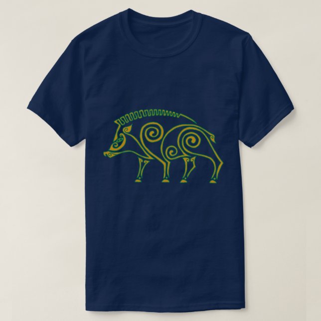 Camiseta Sanglier celte (Diseño del anverso)