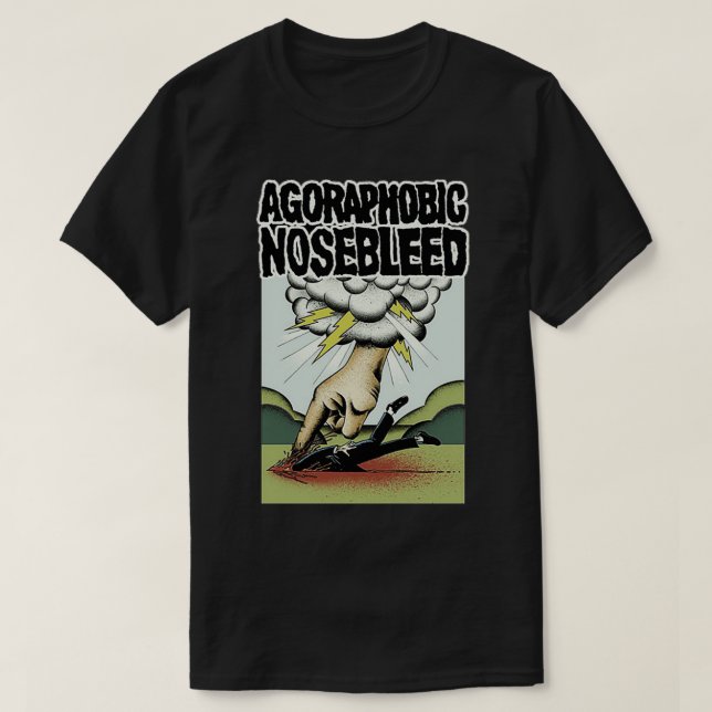 Camiseta Sangrado agorafóbico  (Diseño del anverso)