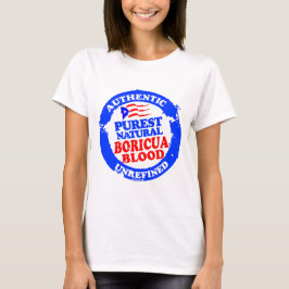 Camiseta Sangre boricua natural de Purest