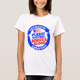 Camiseta Sangre boricua natural de Purest