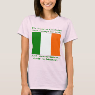 Camiseta Sangre de Jefes Corre por Venas A Veces Whisky