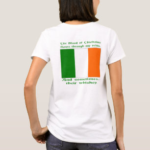 Camiseta Sangre de Jefes Corre por Venas a Veces Whisky
