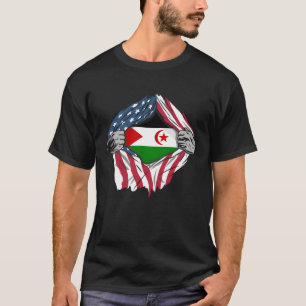 Camiseta Sangre de los Estados Unidos del Sáhara Occidental