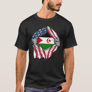 Camiseta Sangre de los Estados Unidos del Sáhara Occidental